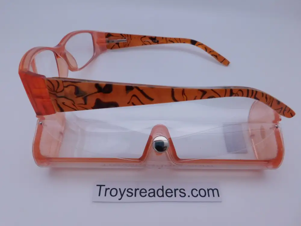 Beautiful Shell Reading Glasses with Matching Case