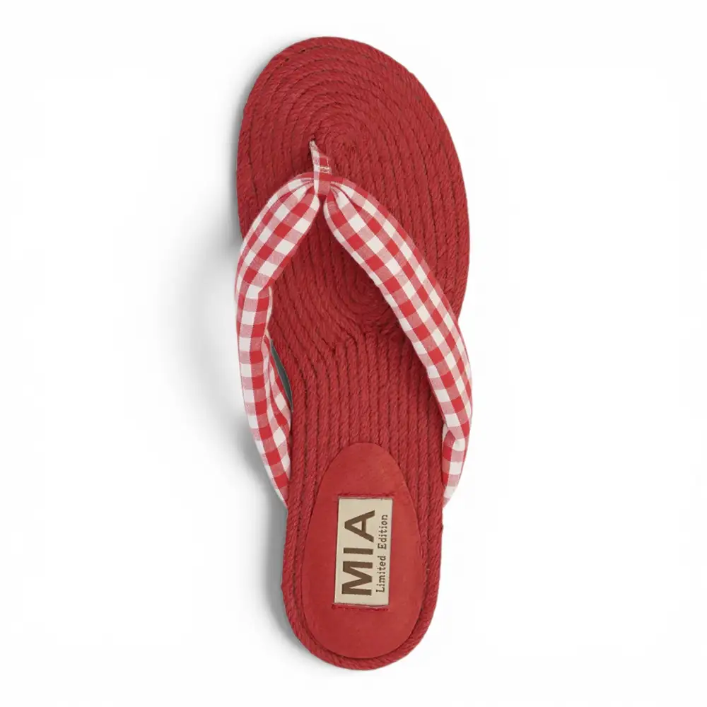 Aleena Gingham Breeze Thong Sandal