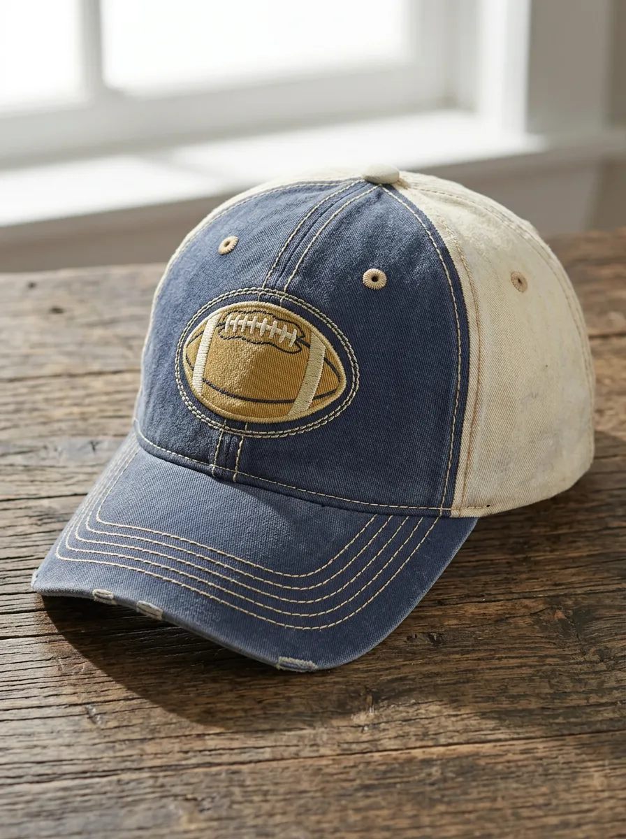 Men's Gridiron American Football Fan Vintage Embroidered Baseball Cap