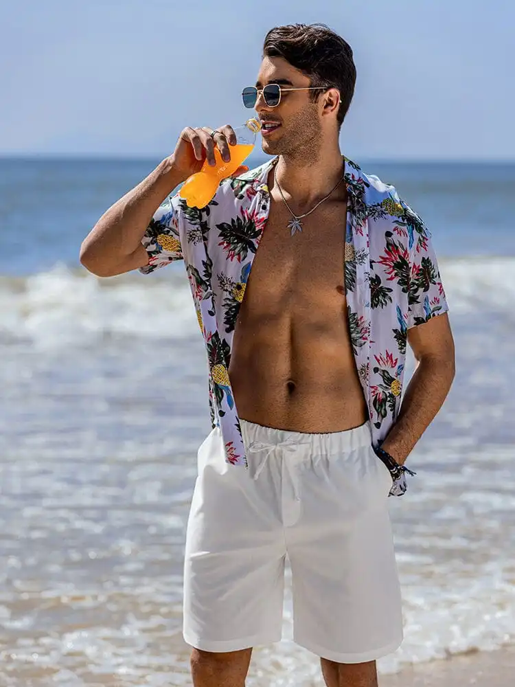 Pull On Linen Shorts