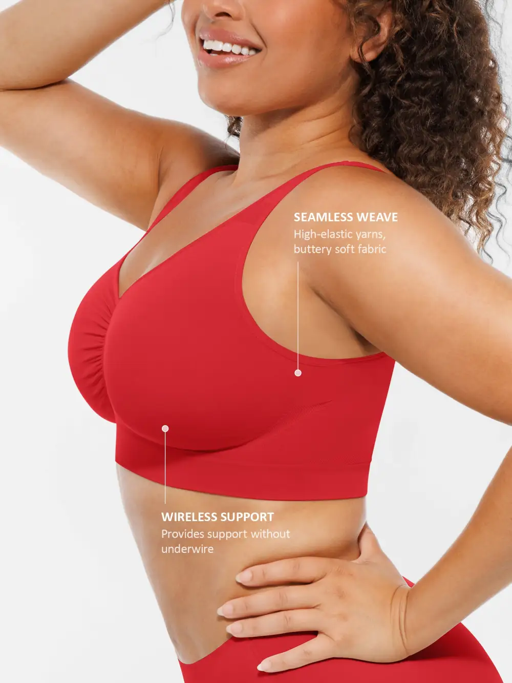 Seamless Full Coverage Support Bra
