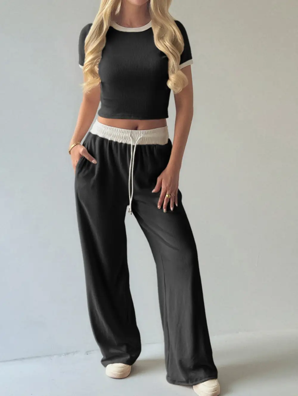 Sports Tee Pants Set