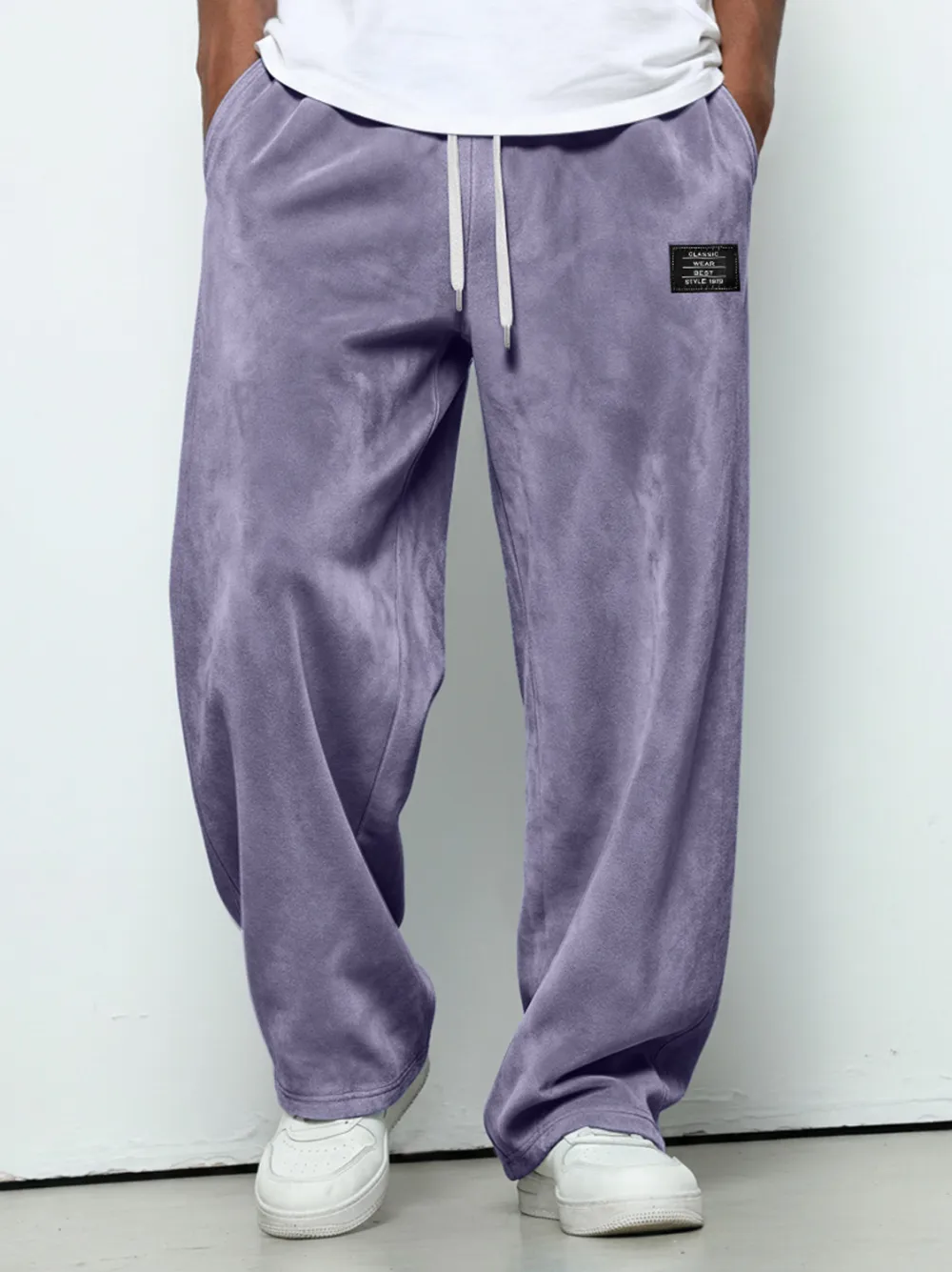 Seamed Detail Relaxed Trousers