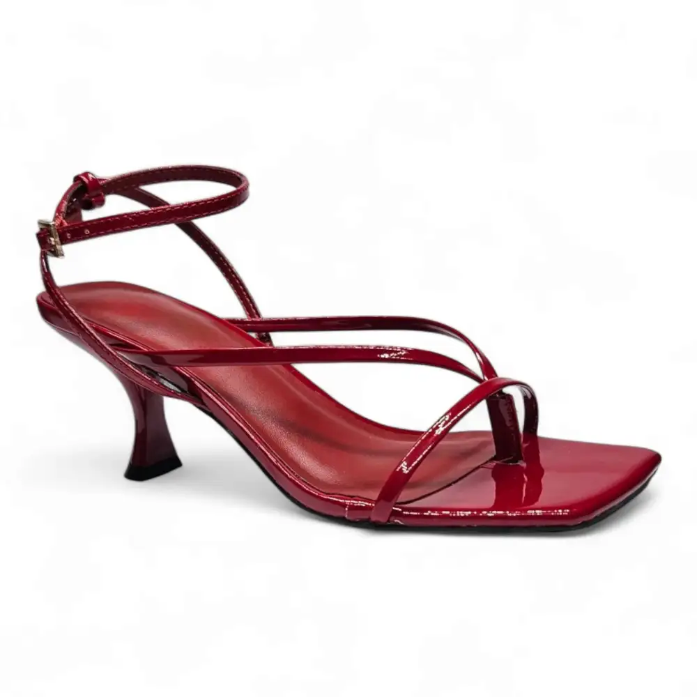 Align Thong Ankle Strap Kitten Heel
