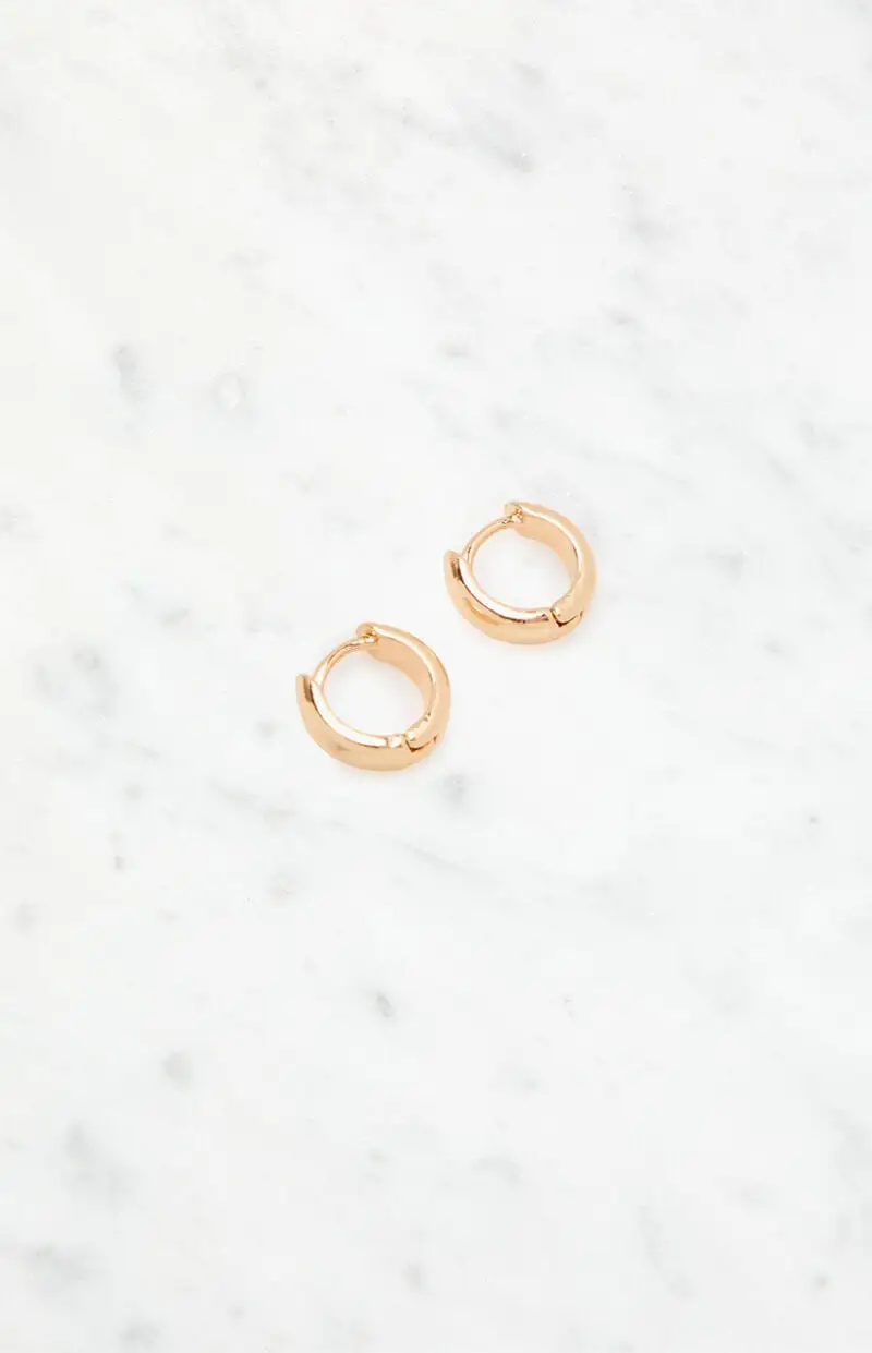John Galt Gold Hoop Earrings