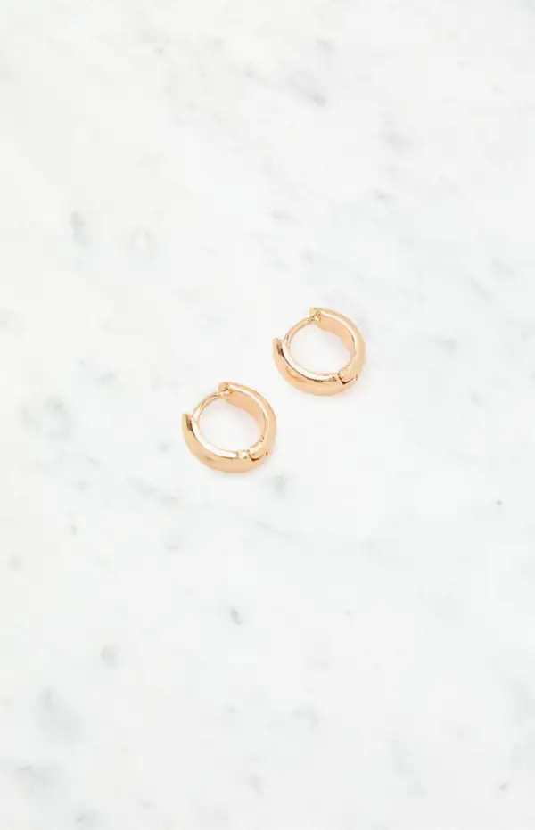 John Galt Gold Hoop Earrings