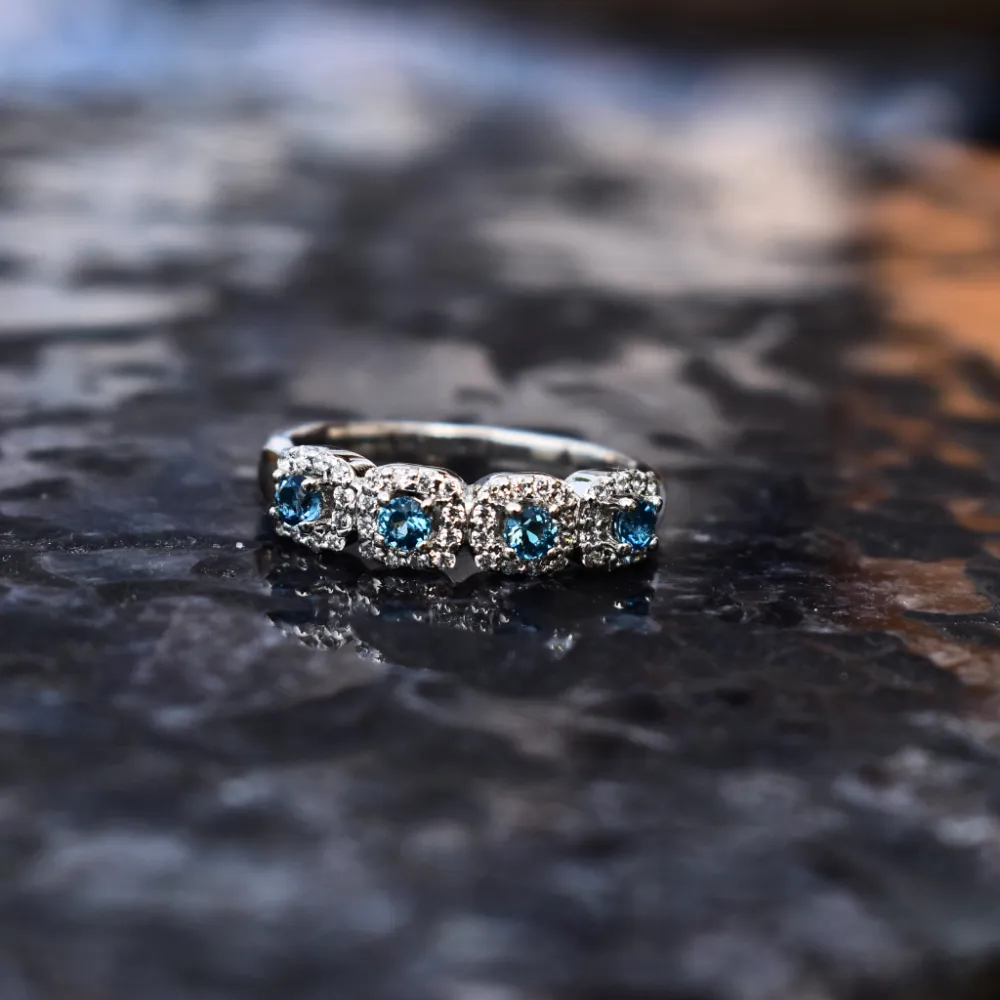 Classic Topaz Eternity Ring