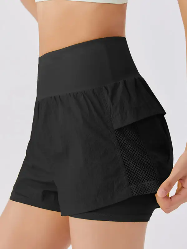 Relaxed Quick-Drying Breathable Active Shorts
