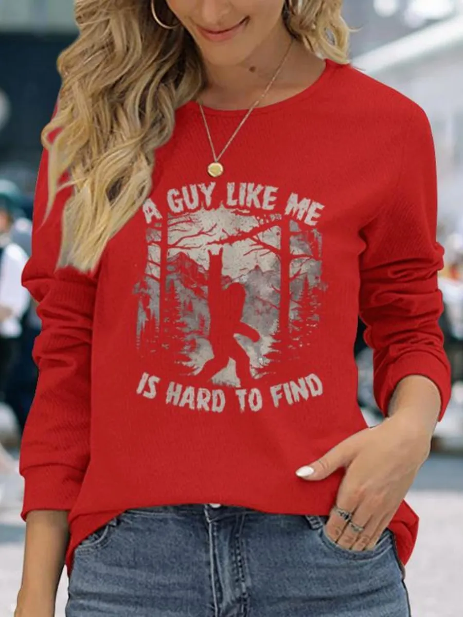 Retro Bigfoot Printed T-Shirt