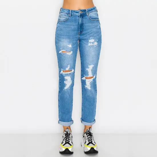 Boyfriend Distressed Jeans