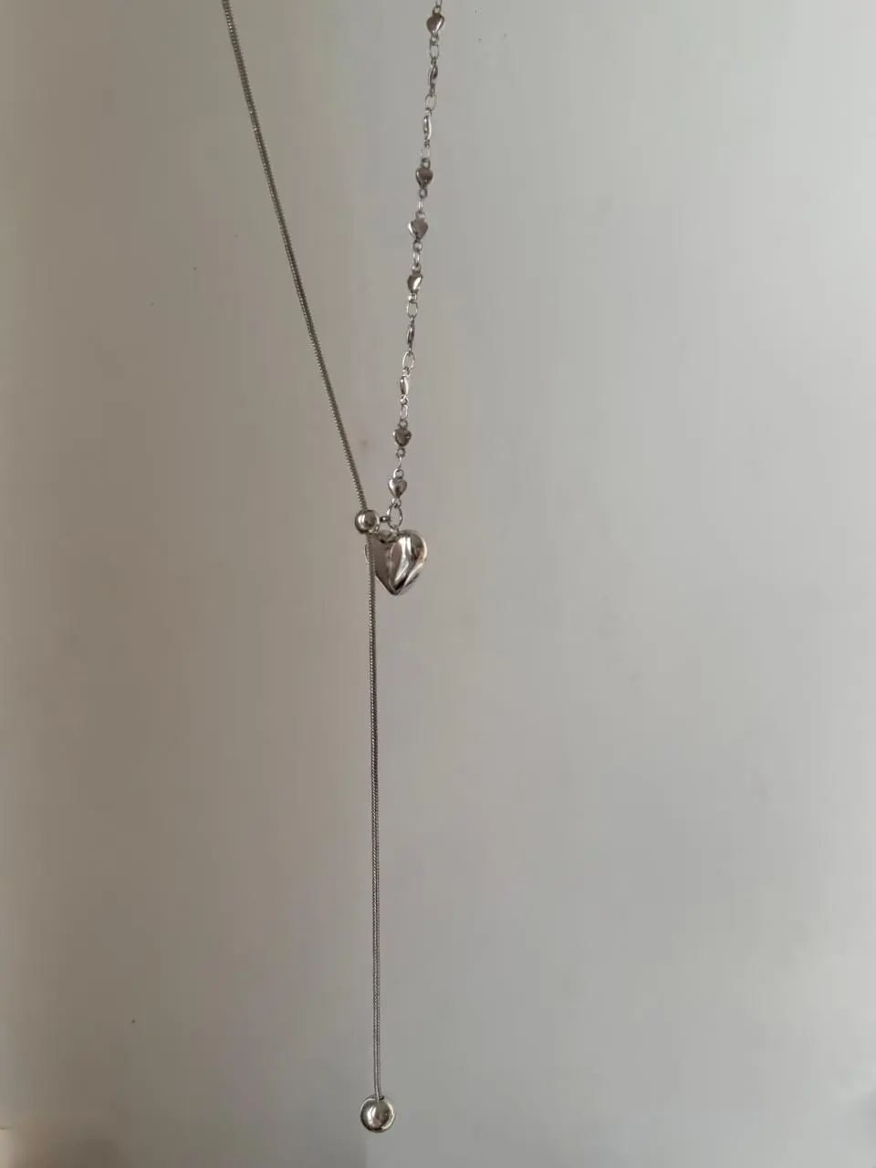 Stainless Steel Heart Adjustable Fashion Necklace