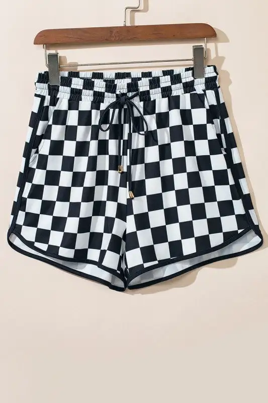 Everyday Elastic Waist Drawstring Waist Shorts