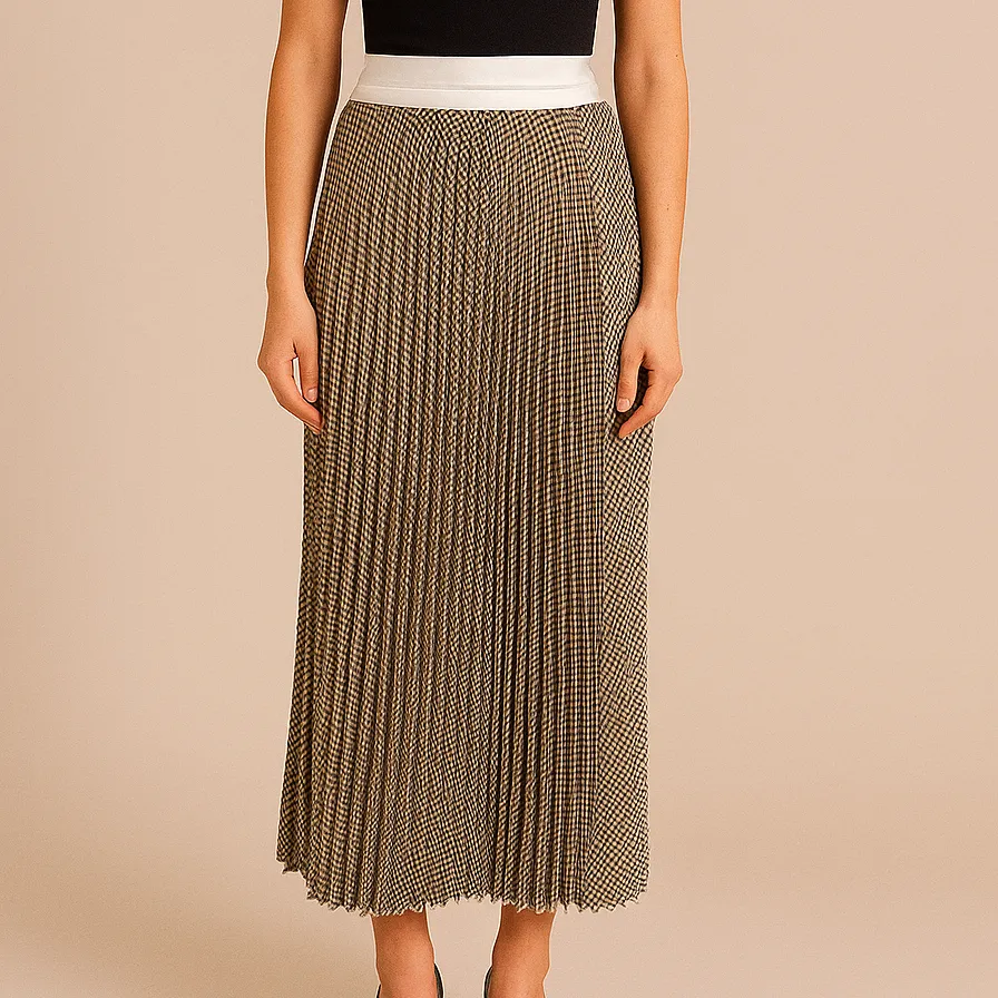 Check Pattern Everyday Skirt