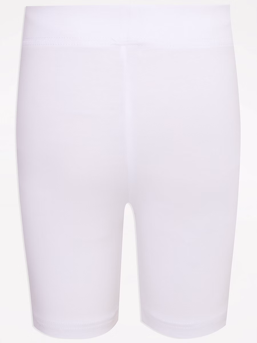 Black Cotton Rich Girls Jersey School Cycling Shorts 2 Pack detail 1