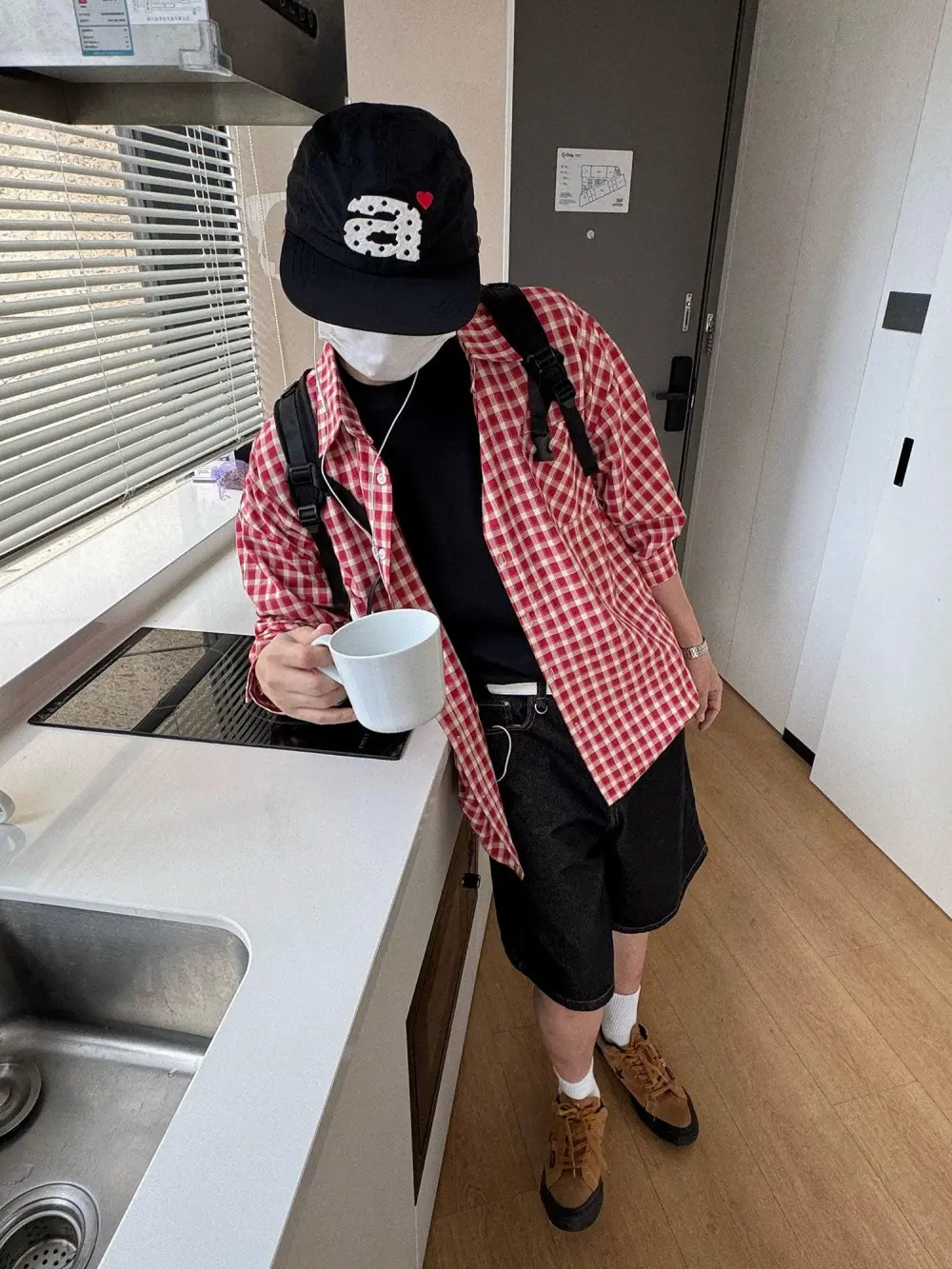 Retro Plaid Pattern Shirt