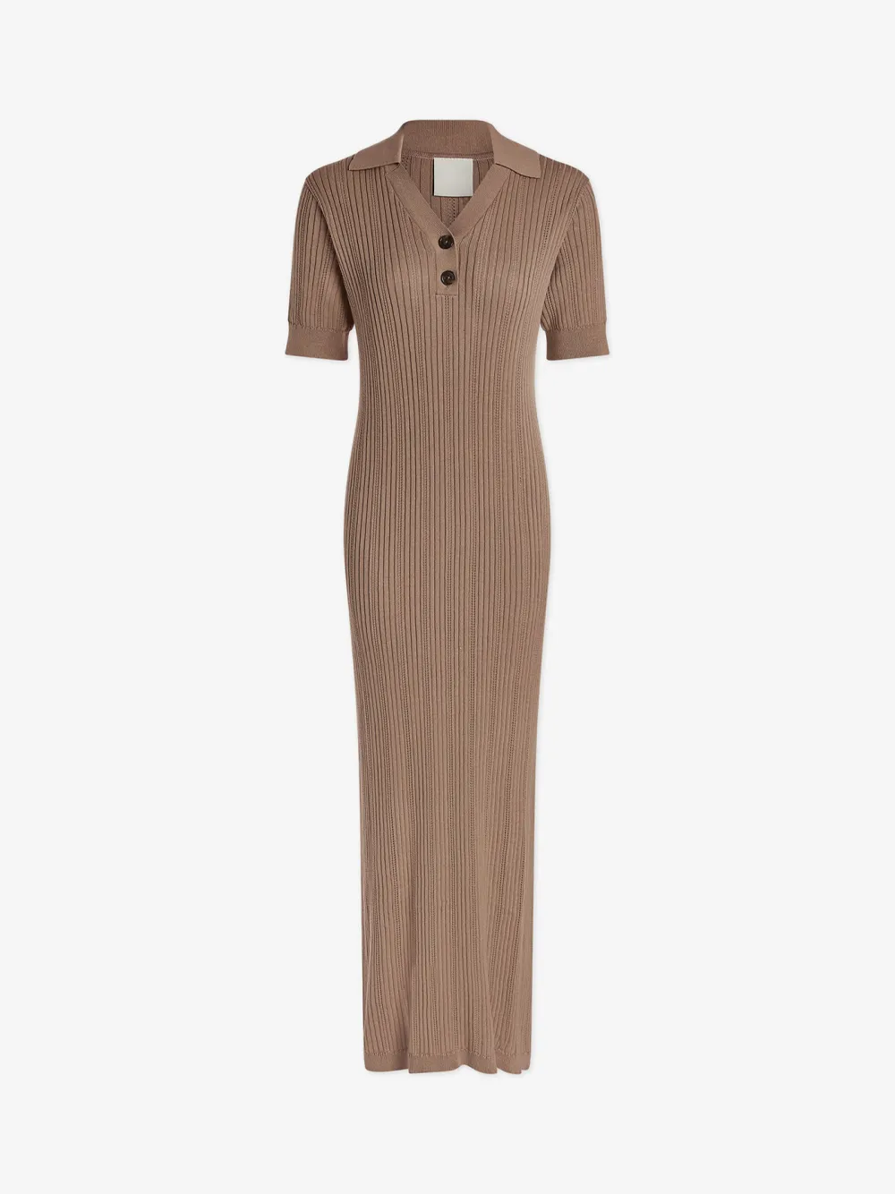 Stretch Slim Knit Maxi Dress