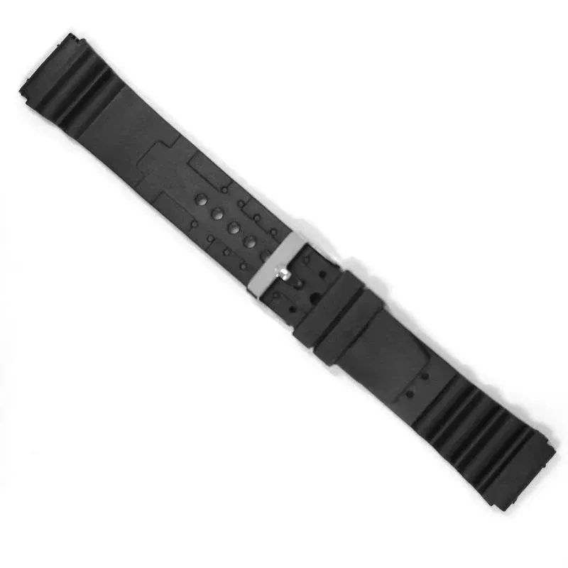 18/20/22mm Silicone Watch Strap – Adjustable Replacement Watch Band