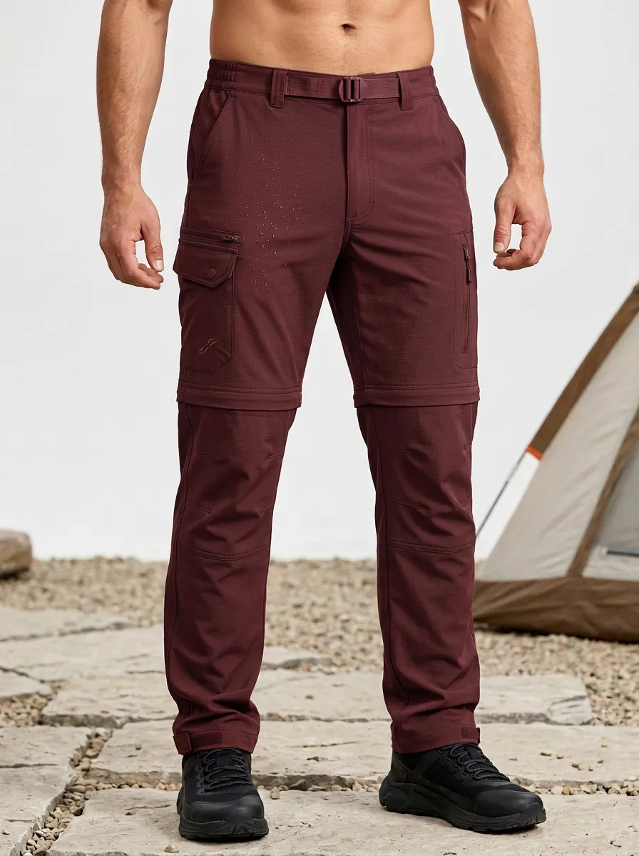 Men's Ridge Rugged Waterproof Zip-Off Tactical Cargo Pants