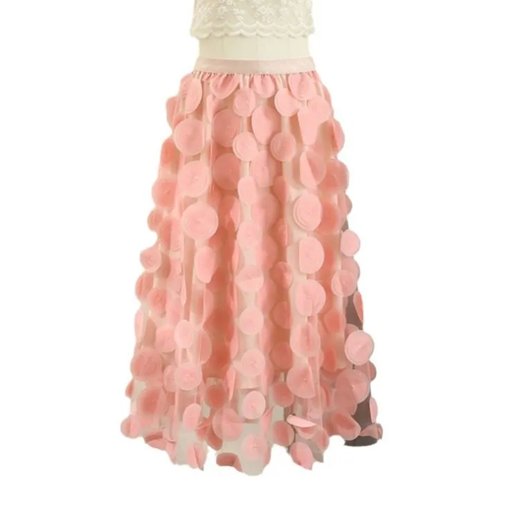 Classic Circle Mesh A-Line Skirt