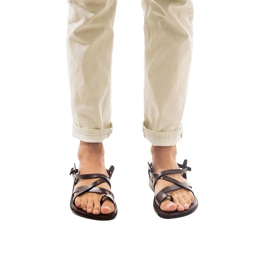 Leather Toe Loop Sandals