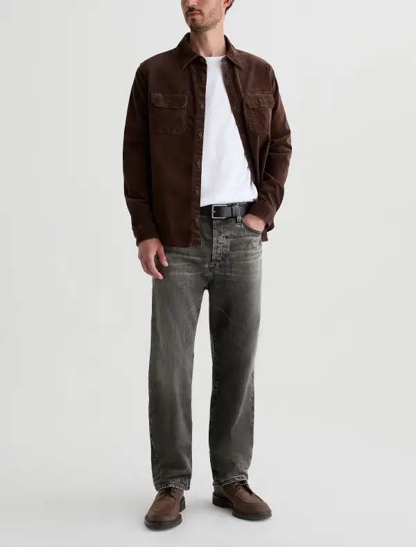 Men's Straight Worn In Jeans