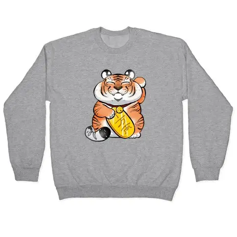 Textured Moon Crewneck Sweatshirt