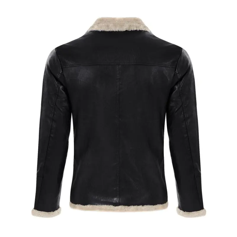 Tailored Zip Leather Jacket