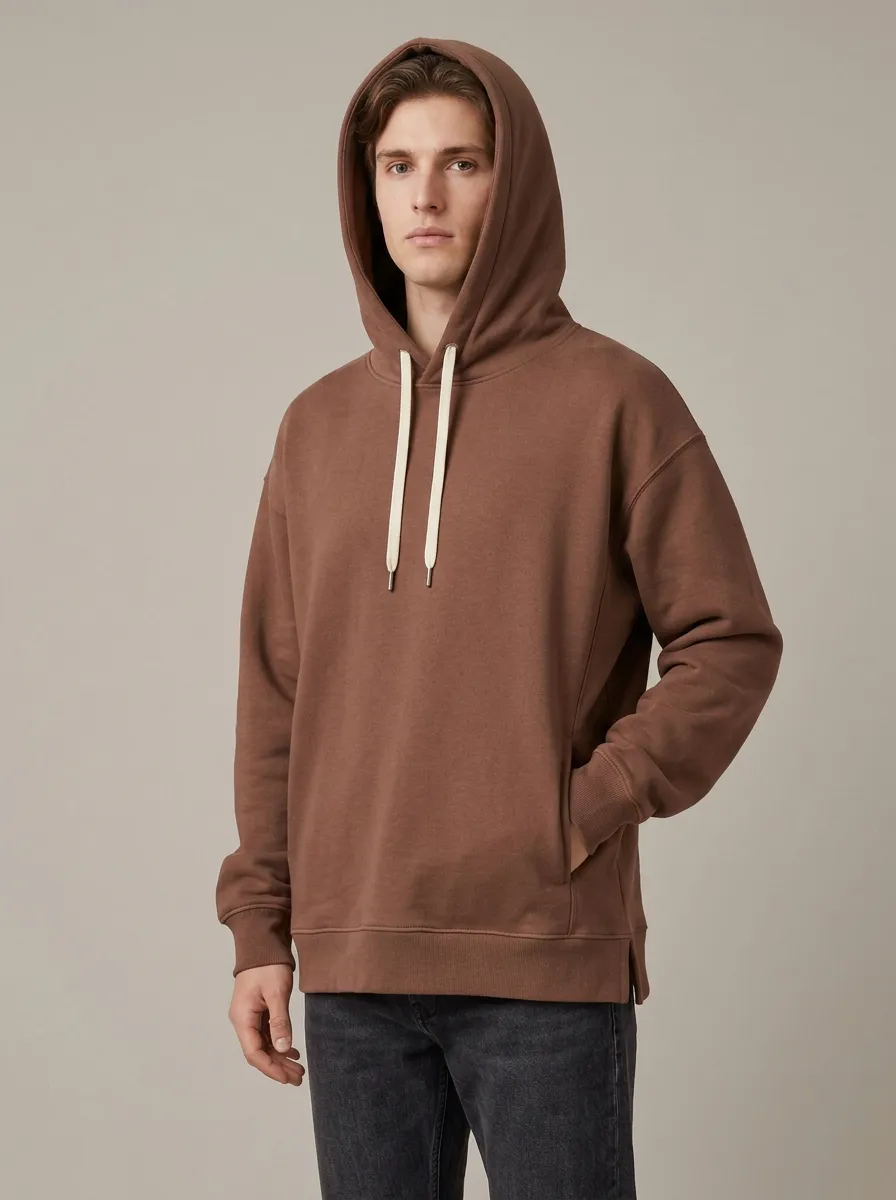 Unisex Plain Versatile Leisure Casual Hoodie