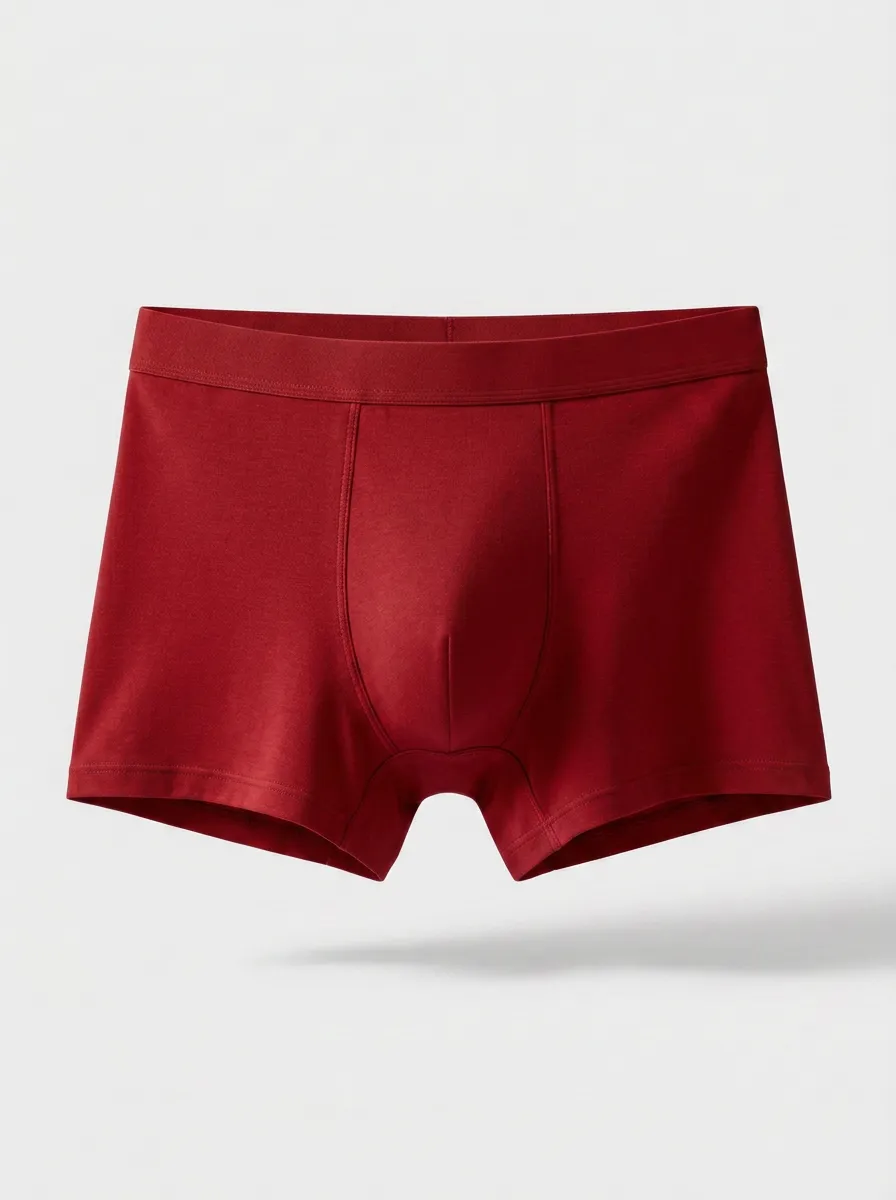 Men's Solid Blue Minimalist Boxer Briefs