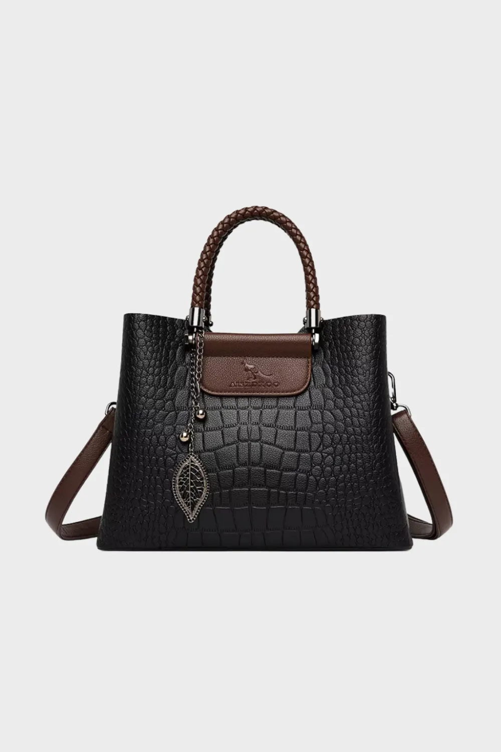 Leather Top Handle Bag