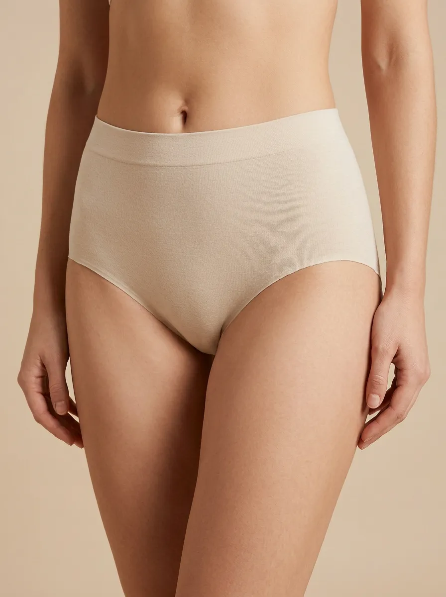 Modern Seamless High-Waisted Style Women's Panties