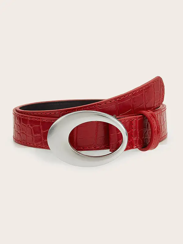 Hollow Cutout Split Belt