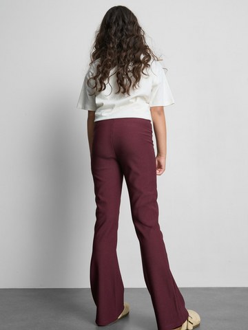 7-15yrs | Ribbed Flare School Leggings detail 1