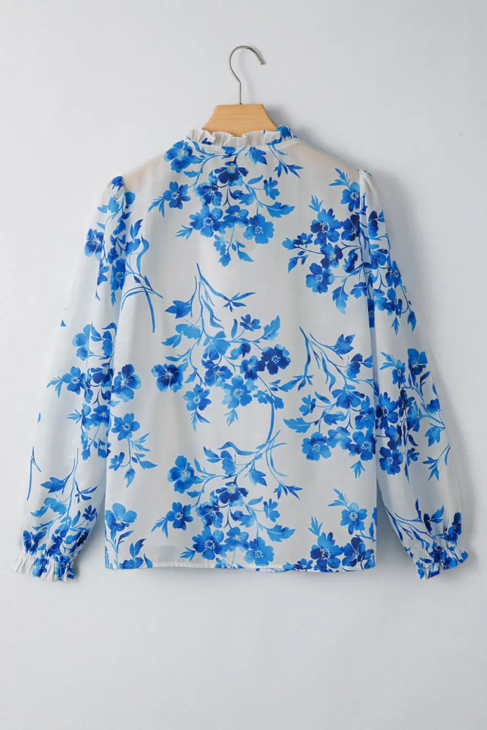 Women's Lace V Neck Long Sleeve Top