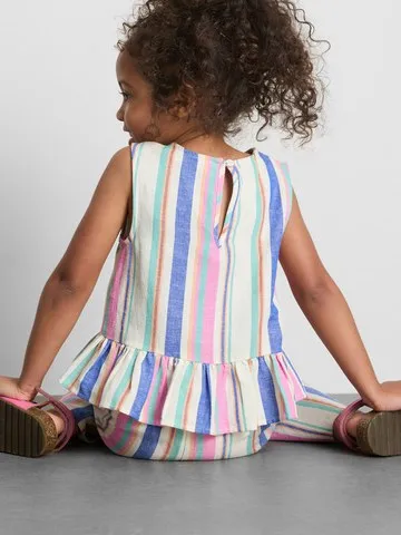 1.5-9yrs | Stripe Peplum Blouse