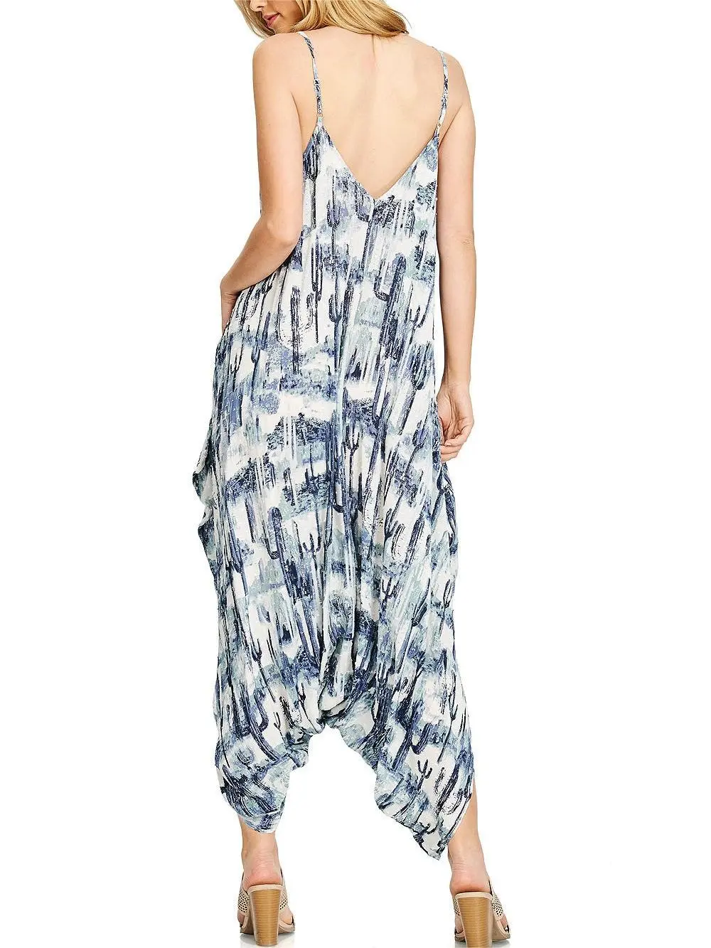 Pocketed Sleeveless Jumpsuit