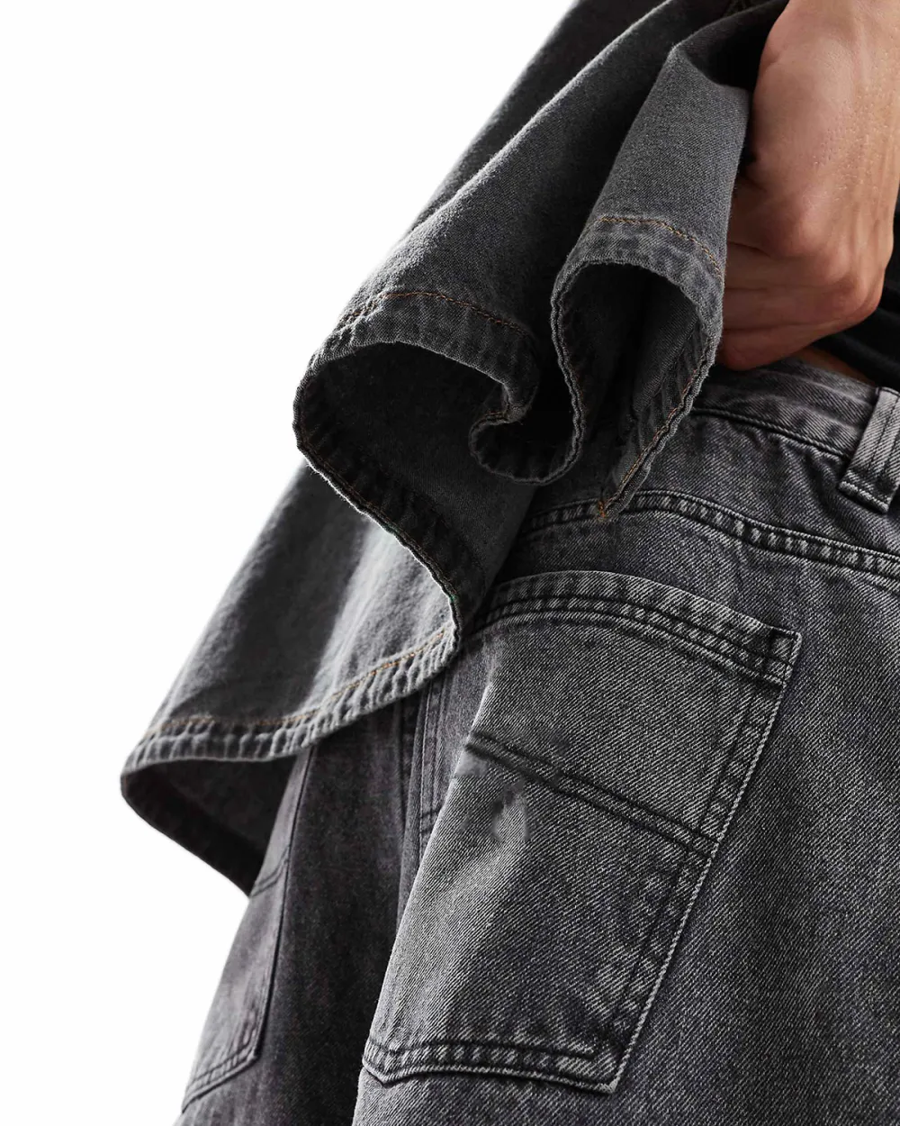 Factory Denim Jean In Black