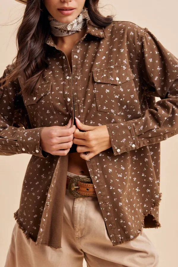Floral Shacket