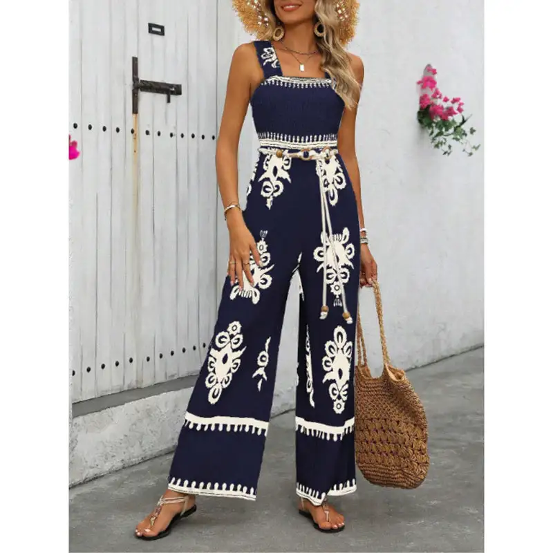 Boho Print Effortless Jumpsuit