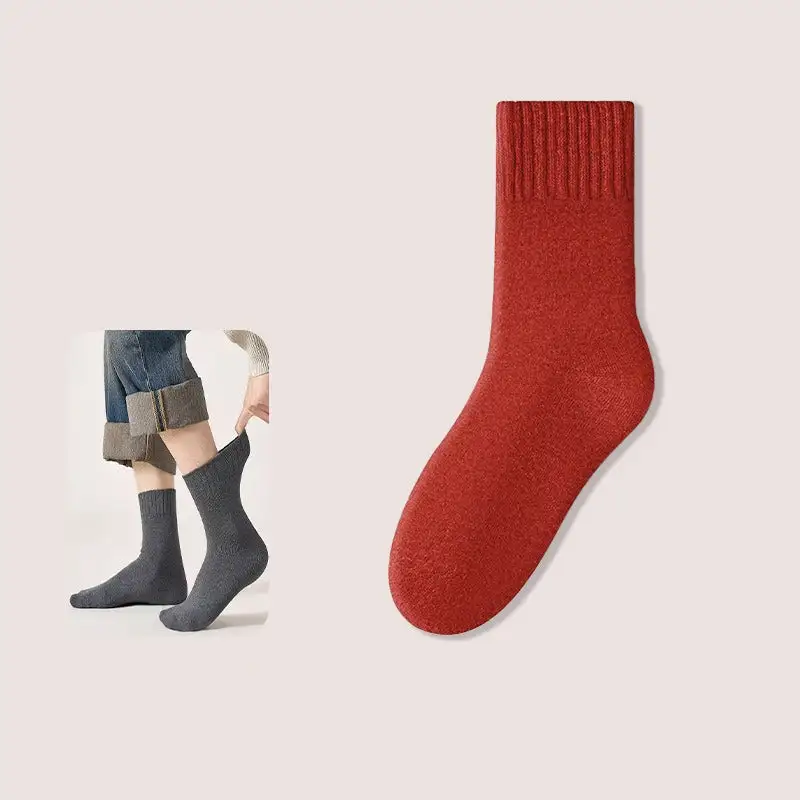 Cozy Thermal Terry Crew Socks