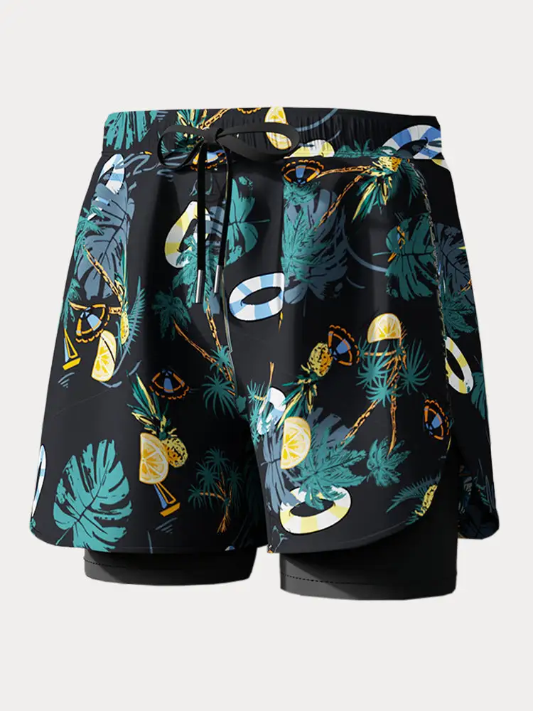 Printed Quick Dry Boardshorts
