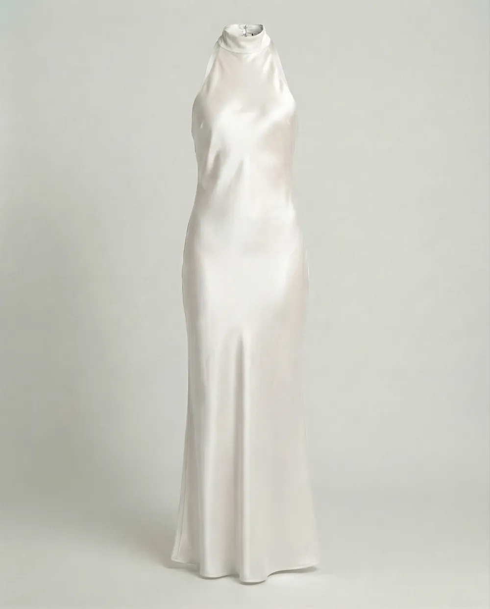 Women's Satin Bridal Maxi Dress