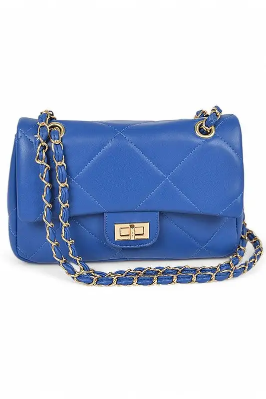 Quilted Twist Shoulder Bag