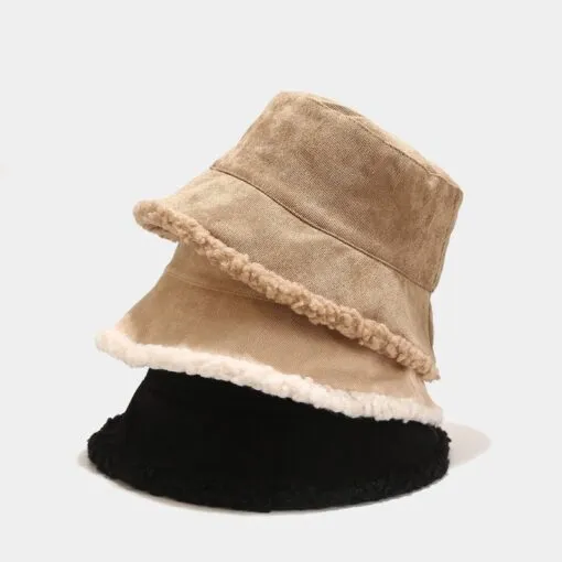Practical Corduroy Round Beret Hat