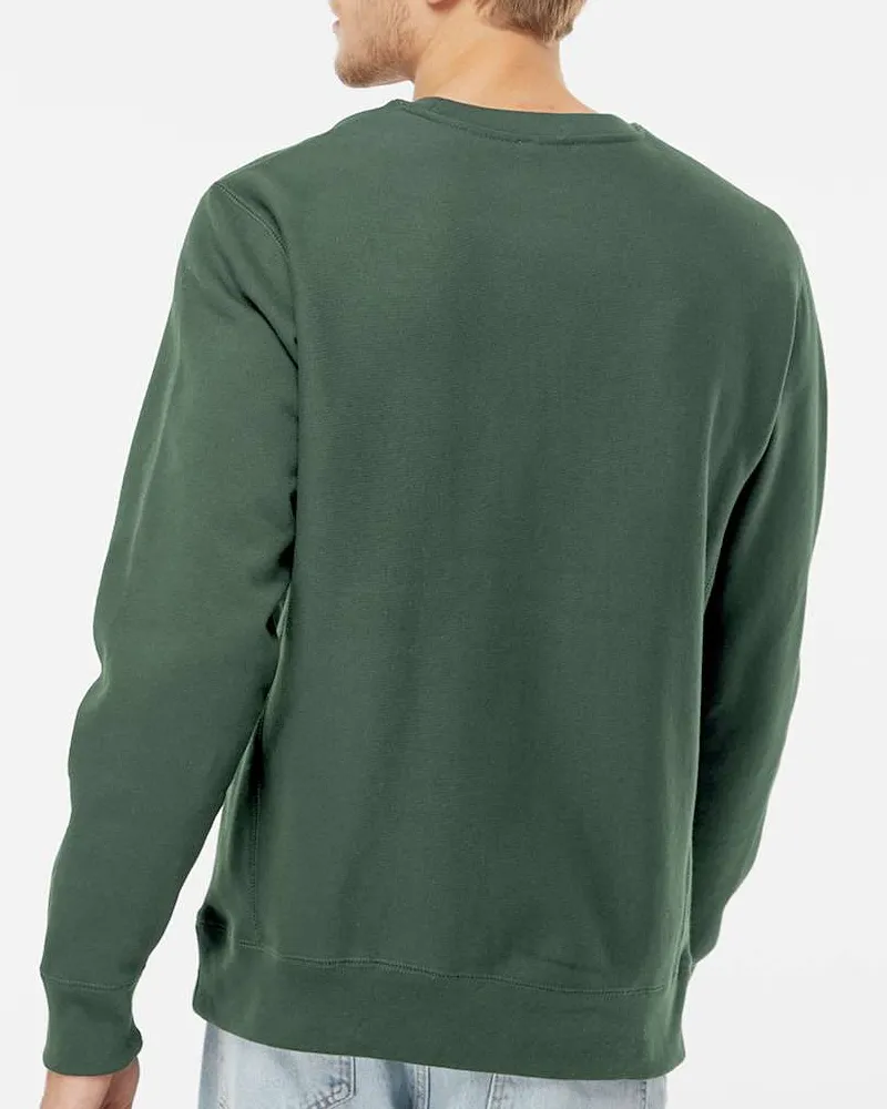 Heavyweight Cross Grain Cotton Design Crewneck Sweatshirt