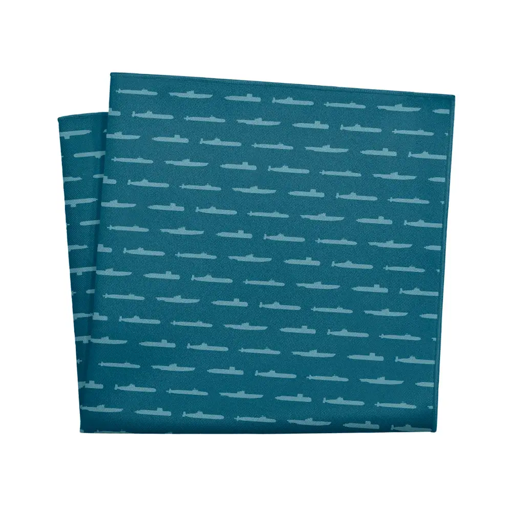 Clean Coordinated Nautical Military Motif Pocket Square