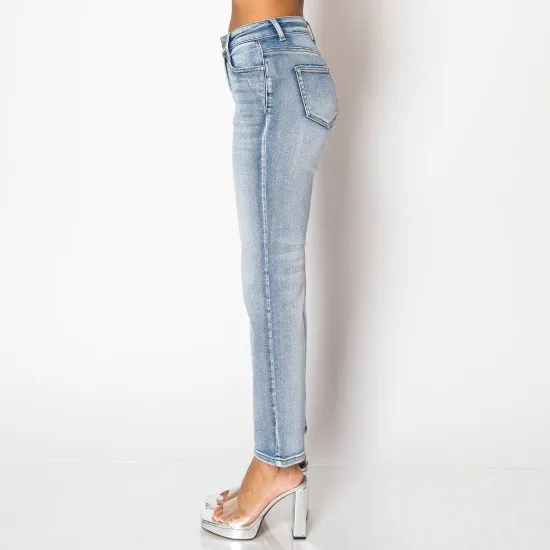 Casual Straight Leg Jeans