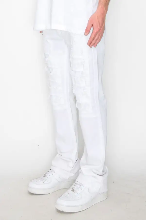 Bootcut Distressed Jeans
