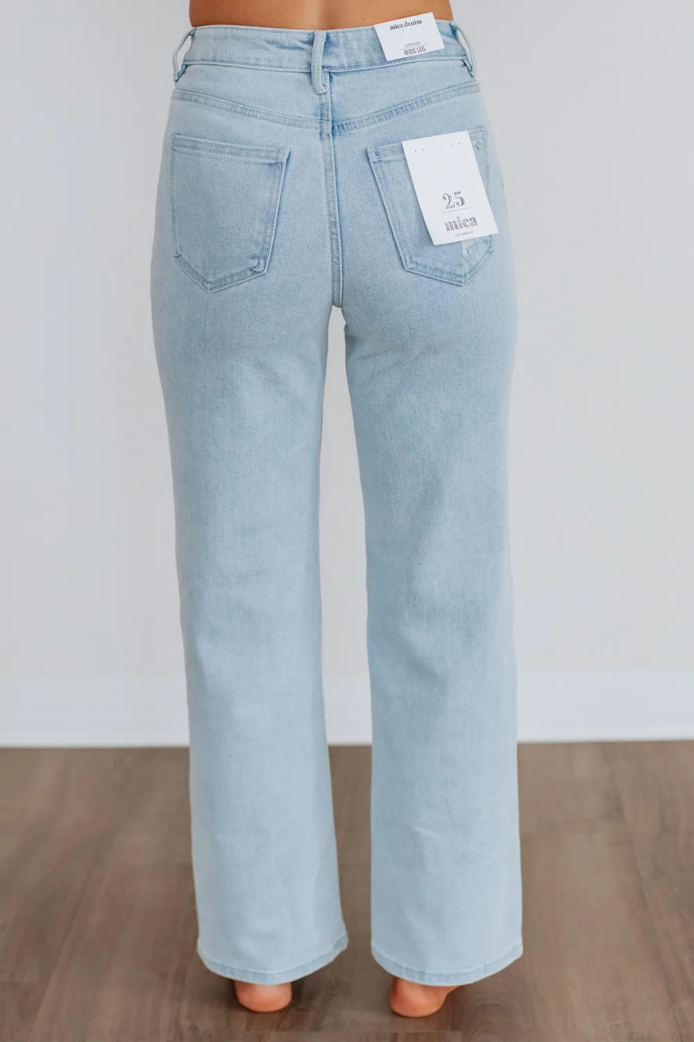 Stretch Ultra High Rise Straight Jeans
