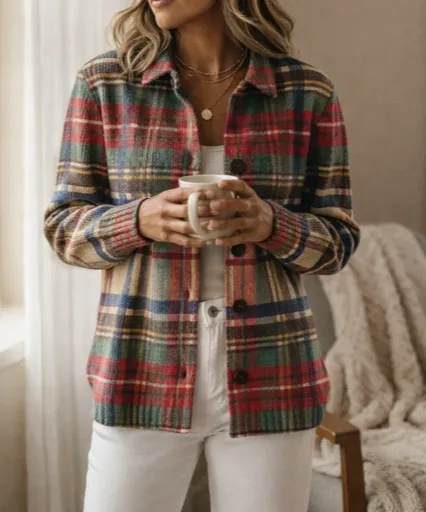 Checked Blouse